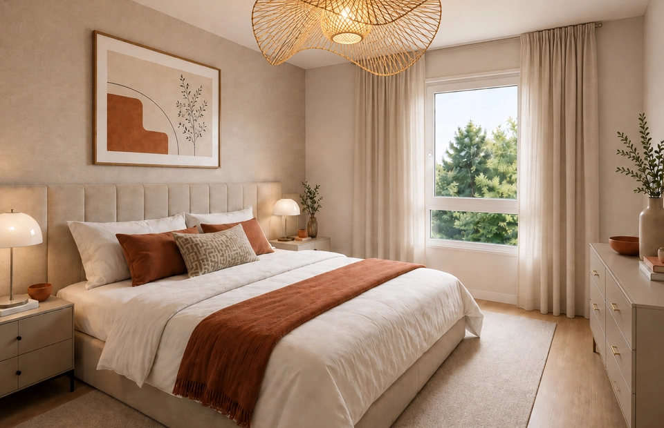 Visuel 3D de chambre Résidence Carré Montaigne à Montaigu
